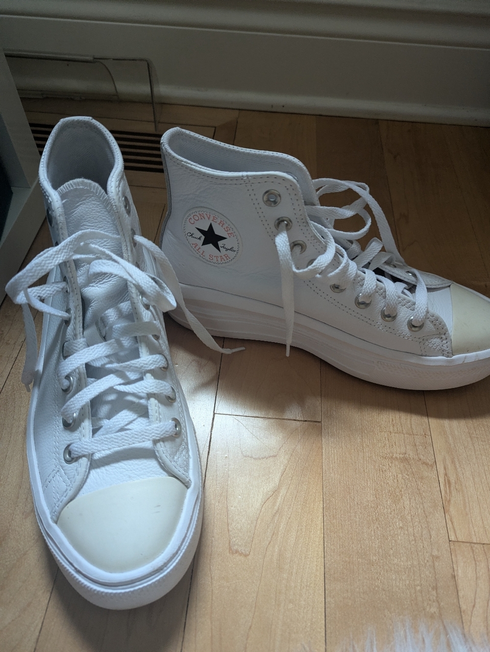 Converse White High Top Sneakers